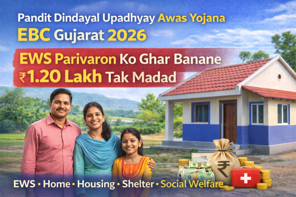 Pandit Dindayal Upadhyay Awas Yojana Gujarat 2026